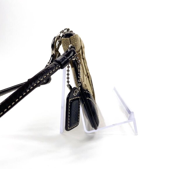 COACH Signature Pouch Wristlet Demi - Picture 8 of 10